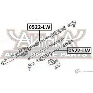 Рулевая тяга ASVA 0522-LW 1269692231 JELP FI4 - Изображение 2
