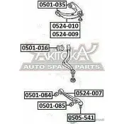 Рычаг подвески ASVA XS J0IRA 1269692483 0524-009 - Изображение 2