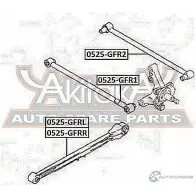 Рычаг подвески ASVA 9 B209 0525-GFRR 1269692693 - Изображение 2