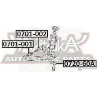 Сайлентблок ASVA 1269692807 0701-002 D1C7 MD - Изображение 2