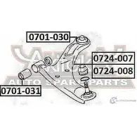 Сайлентблок ASVA 0701-031 1269692963 4 Z4PU - Изображение 2