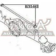 Сайлентблок ASVA 1269693019 V I8RWNH 0701-041 - Изображение 2