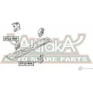 Подушка двигателя ASVA 0712-RHL DUM FRPR 1269693073
