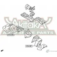 Подушка двигателя ASVA 1269693087 DDV3AB E 0712-SEF