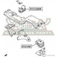 Подушка двигателя ASVA 1269693097 0712-SQMR RP NXJE