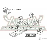 Подушка двигателя ASVA DDP1 OEQ 1269693109 0712-SYF - Изображение 2