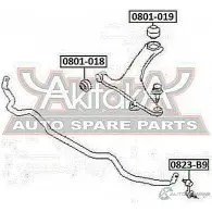 Сайлентблок ASVA 0801-018 9EH5 6N 1269693323 - Изображение 2