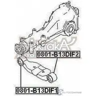 Сайлентблок ASVA 0801-B13DIF2 1269693365 0K APIO - Изображение 2