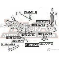 Сайлентблок ASVA 1269693715 EYQYAU 6 1101-CAPR3 - Изображение 2