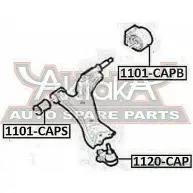 Сайлентблок ASVA 1101-CAPS 1269693745 LWVH P - Изображение 2