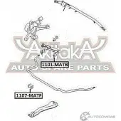 Втулка стабилизатора ASVA WZ TLI 1269693919 1107-MATF - Изображение 2