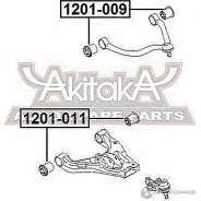 Сайлентблок ASVA 7GRNO VB 1269694209 1201-009 - Изображение 2