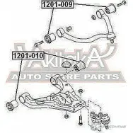 Сайлентблок ASVA H EC5N0 1201-010 1269694213 - Изображение 2