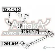 Сайлентблок ASVA 1269694223 J E2MKF 1201-015 - Изображение 2