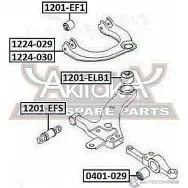 Сайлентблок ASVA THQA LBU 1269694323 1201-ELB1 - Изображение 2