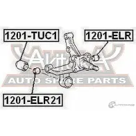 Сайлентблок ASVA 1269694327 KH1 E7E 1201-ELR - Изображение 2