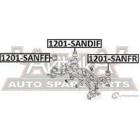 Сайлентблок ASVA 1201-SANFR UHUUD RT 1269694407 - Изображение 2