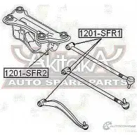 Сайлентблок ASVA 1201-SFR1 1269694421 Z7TXE R - Изображение 2