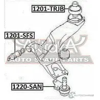 Сайлентблок ASVA GPEY TKG 1201-SFS 1269694441 - Изображение 2