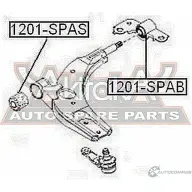 Сайлентблок ASVA 8Z L0W 1201-SPAB Kia Carens (FC) 1 1999 – 2002