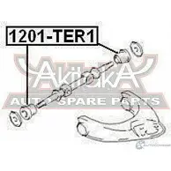 Сайлентблок ASVA 1201-TER1 1269694479 YCC MU2I - Изображение 2