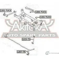 Сайлентблок ASVA GHE C0WP 1269694517 1201-TUC4 - Изображение 2