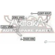 Сайлентблок ASVA 1269694543 DYVO1 L 1201-VNS - Изображение 2