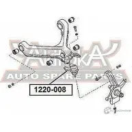 Шаровая опора ASVA RBL K48Q 1220-008 1269694651