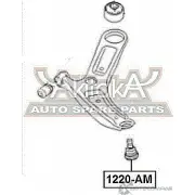 Шаровая опора ASVA 1220-AM DF 4L19 1269694663 - Изображение 2