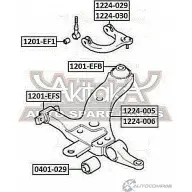Рычаг подвески ASVA 1224-006 T1LCO V 1269694883 - Изображение 2