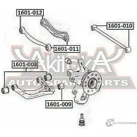 Сайлентблок ASVA 1269695117 THE 07GO 1601-012 - Изображение 2