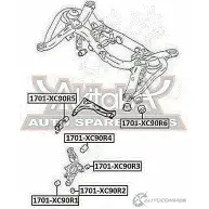 Сайлентблок ASVA 1701-XC90R3 1269695143 X DD0E - Изображение 2