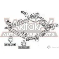 Сайлентблок ASVA 1269695183 1801-002 Y8A 8P - Изображение 2