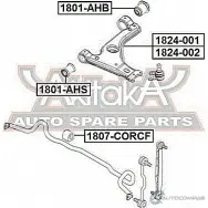 Сайлентблок ASVA 1269695189 BKA 1DZC 1801-AHB - Изображение 2