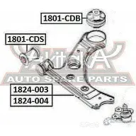 Рычаг подвески ASVA 1824-004 1269695303 D2F T0UE - Изображение 2