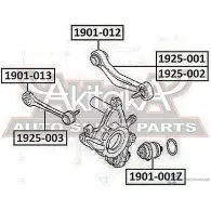 Рычаг подвески ASVA 1269695403 DP8G PUL 1925-002 - Изображение 2
