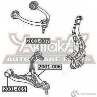 Сайлентблок ASVA D532 JII 2001-006 1269695453 - Изображение 2
