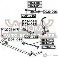 Сайлентблок ASVA 1269695527 S CA7Z 2001-017 - Изображение 2
