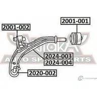 Рычаг подвески ASVA DNOWT 1N 1269695677 2024-004 - Изображение 2