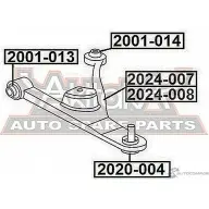 Рычаг подвески ASVA 2024-007 N HUK3 1269695687 - Изображение 2