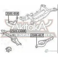 Сайлентблок ASVA 1269696077 2101-CAXR YSZQ 4 - Изображение 2