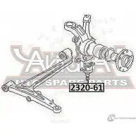 Шаровая опора ASVA 1269697123 34 13F 2320-61 - Изображение 2