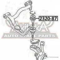 Шаровая опора ASVA 2320-87 5Z6 N9 1269697127 - Изображение 2