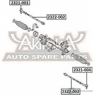 Рулевой наконечник ASVA 1269697151 E9E 70 2321-003 - Изображение 2