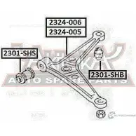 Рычаг подвески ASVA 1269697257 O AM6LJ 2324-006 - Изображение 2
