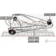 Сайлентблок ASVA 2401-DUS O LED67 1269697345 - Изображение 2
