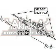 Рулевая тяга ASVA 1269697637 3122-TG1 XJS2V P - Изображение 2
