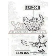 Шаровая опора ASVA 3520-002 1269697705 GBWAJ5 I - Изображение 2