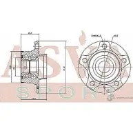 Ступица колеса ASVA 1269698259 VUTDU Z ADWH-4GR NMZ2PT - Изображение 2