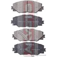 Тормозные колодки дисковые, комплект ASVA AKD-01101 EJMWAR E 1269698423